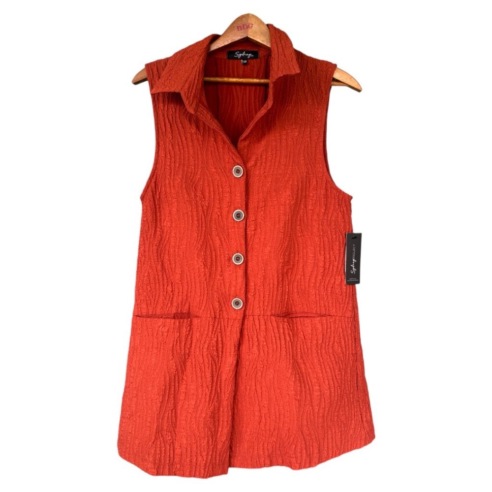 Sydney Wave Vest with Pockets NWT